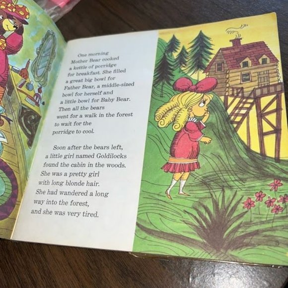 Vintage Walt Disney Goldilocks and the Three Bears Disneyland Record and Book - Picture 8 of 8